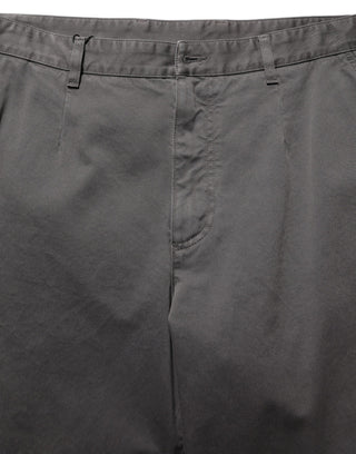Dark Gray MidWaist Straight Men Trouser Pants
