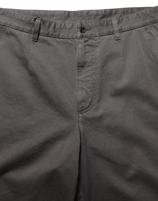 Dark Gray MidWaist Straight Men Trouser Pants