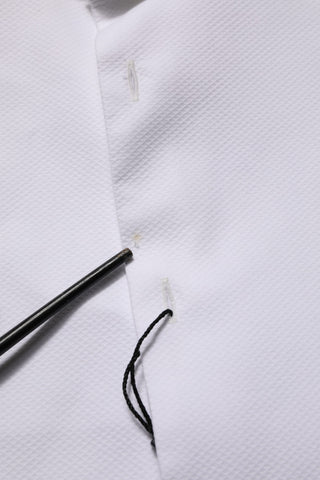 White Cotton MARTINI Sleeveless Men Dress Shirt