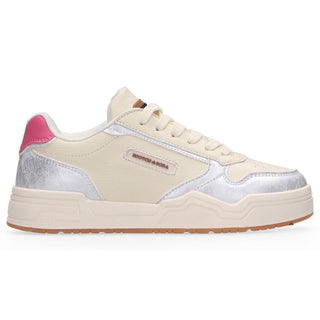 Bicolor Leather Low Top Sneakers
