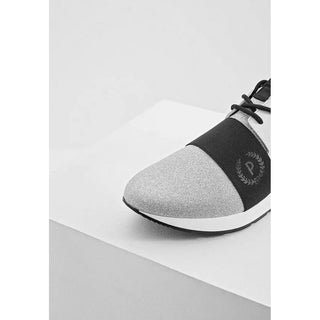 Blue Polyamide Athletic Sneakers