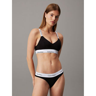 Black Cotton Bra