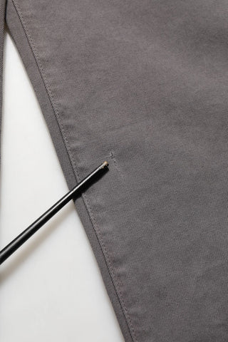 Pantalones de vestir rectos para hombre de cintura media gris oscuro  