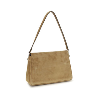 Beige Calf Leather Bos Taurus Shoulder Bag