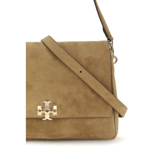 Beige Calf Leather Bos Taurus Shoulder Bag