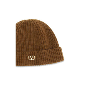 Brown Cashmere Beanie