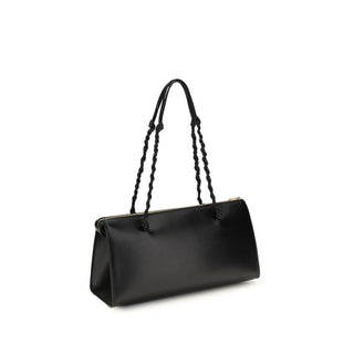 Black Calf Leather Bos Taurus Shoulder Bag