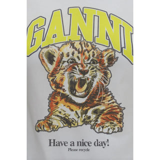 Camiseta de algodón blanca