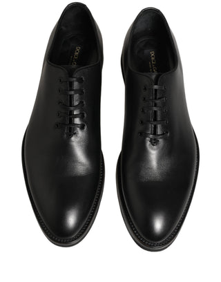 Zapatos formales Oxford de cuero negro para hombre
