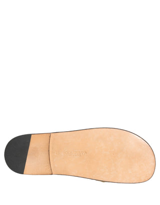 Beige Straw Raffia Slides Sandals Flats Shoes