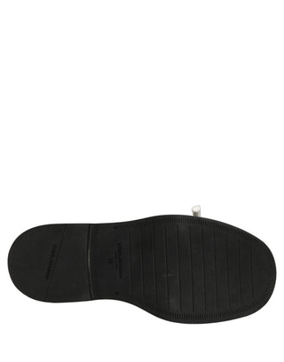 Brown Leather Slip On Flat Sandals Men Shoes