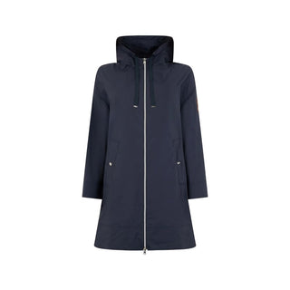 Blue Elastane Coat