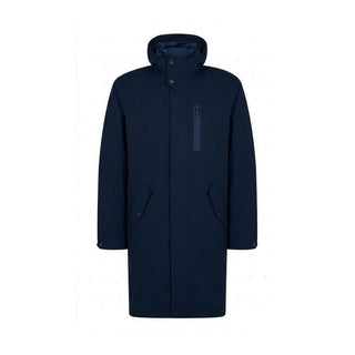 Blue Polyester Coat