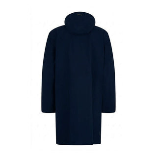 Blue Polyester Coat