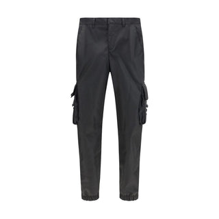 Black Polyamide Athletic Pants