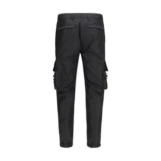 Black Polyamide Athletic Pants