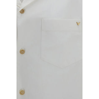 White Cotton Shortsleeve Shirt