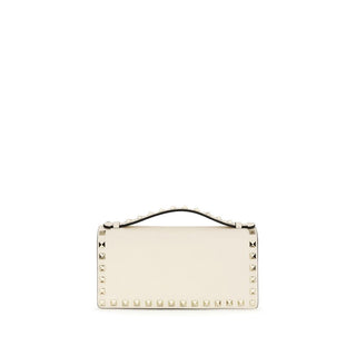 Beige Calf Leather Bos Taurus Wallet