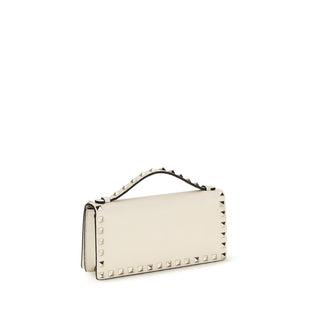Cartera Bos Taurus de piel de becerro beige