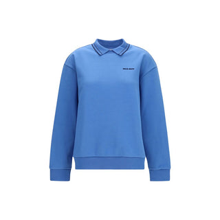 Sudadera azul de algodón