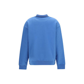 Sudadera azul de algodón