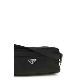 Black Recycled Polyamide Clutch Bag