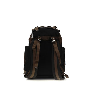 Brown Recycled Polyamide Backpack