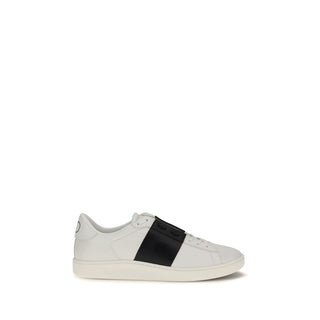 Black Calf Leather Bos Taurus Low Top Sneakers