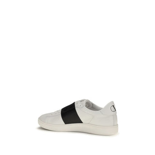 Black Calf Leather Bos Taurus Low Top Sneakers