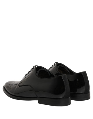 Black Leather Men Derby Dress Men Formal Shoes