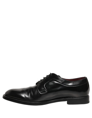 Black Leather Derby Dress Men Formal Shoes