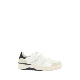 White Calf Leather Bos Taurus Low Top Sneakers