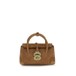 Brown Calf Leather Bos Taurus Handbag