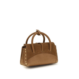 Brown Calf Leather Bos Taurus Handbag