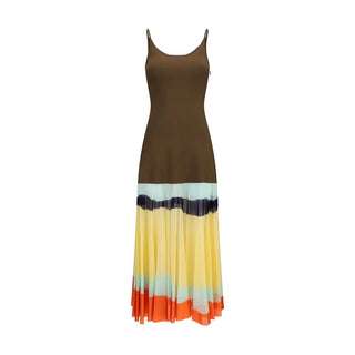 Multicolor Viscose Casual Dress