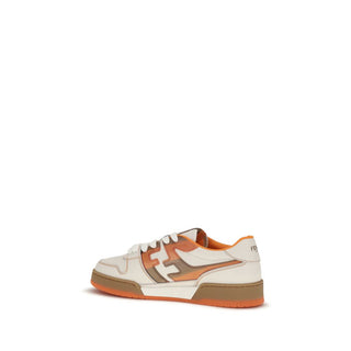 Multicolor Leather Athletic Sneakers