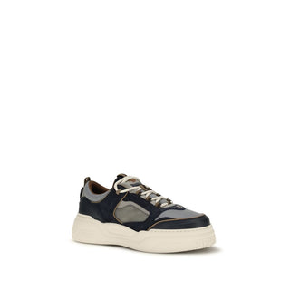 Multicolor Calf Leather Bos Taurus Athletic Sneakers