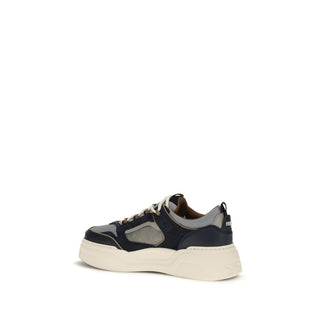 Multicolor Calf Leather Bos Taurus Athletic Sneakers