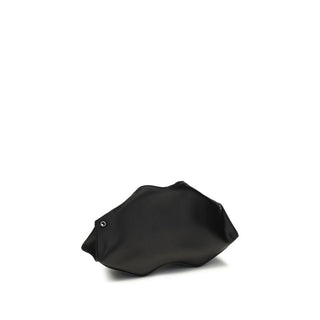 Bolso de mano Bos Taurus de cuero de becerro negro