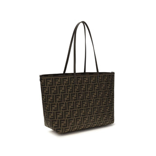 Brown Fabric Shoulder Bag