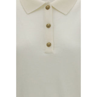 White Wool Oves Aries Polo Shirt
