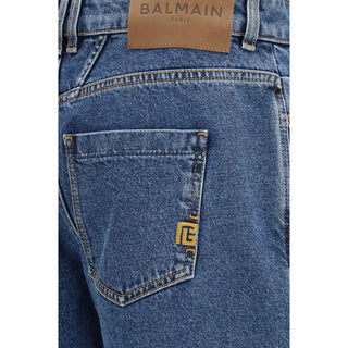 Blue Cotton Jeans Denim
