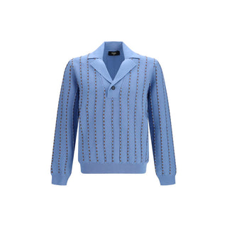 Blue Cotton Sweatshirt