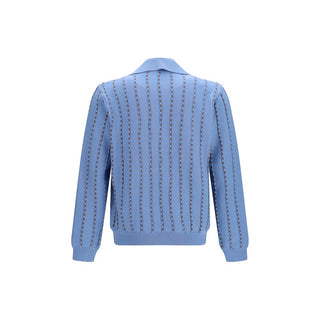 Blue Cotton Sweatshirt