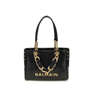Bolso de hombro Bos Taurus de piel de becerro negra