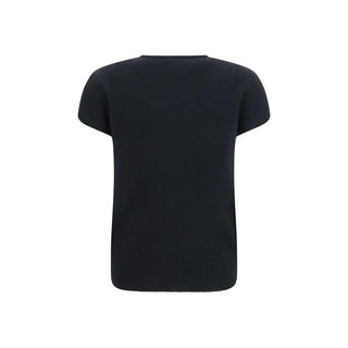 Black Wool Oves Aries Sleeveles Sweater