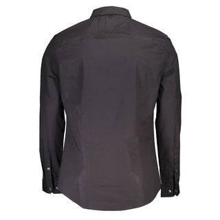 Black Cotton Men's Shirt