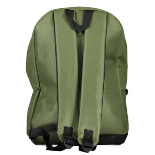 Mochila para hombre de poliéster verde