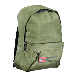 Mochila para hombre de poliéster verde