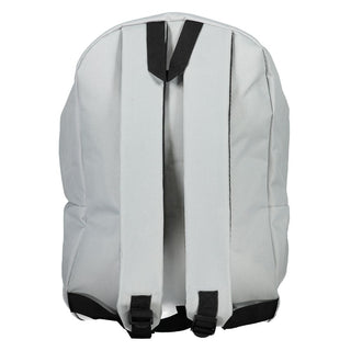 Gray Polyester Men Backpack